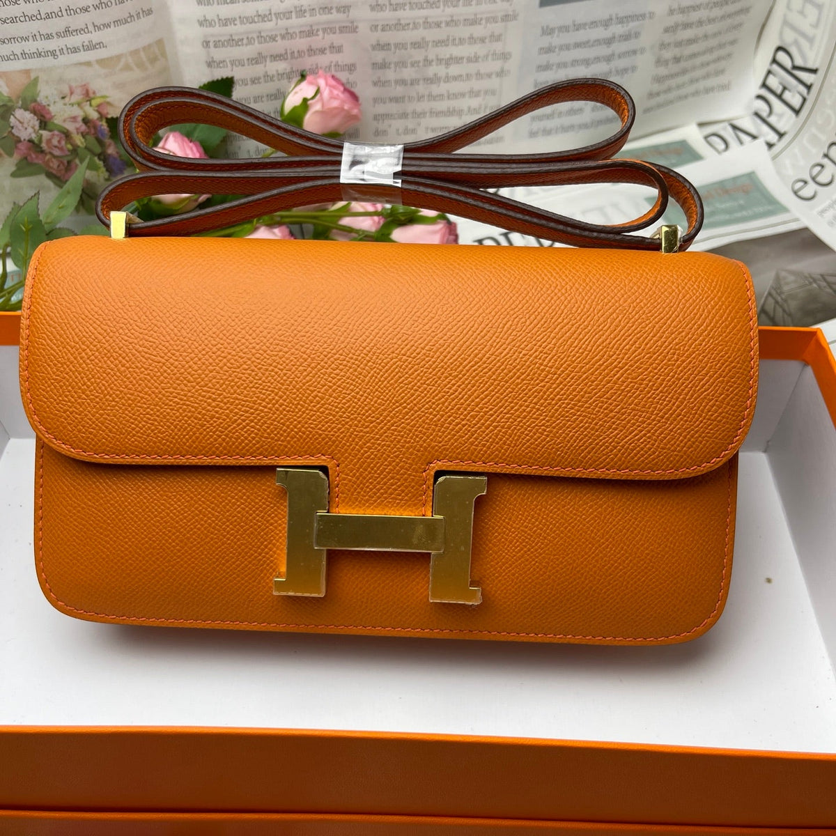 High-end Hermes 2026 Constance Elan 24cm Bag Epsom Leather 2