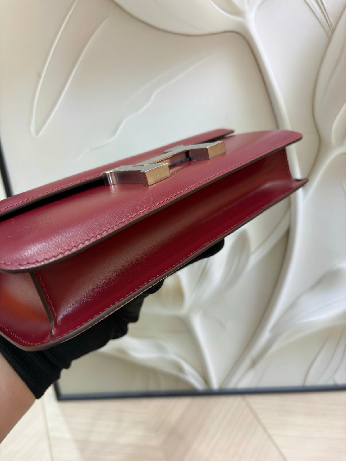High-end Hermes 2026 Constance Elan 24cm Bag Box Leather