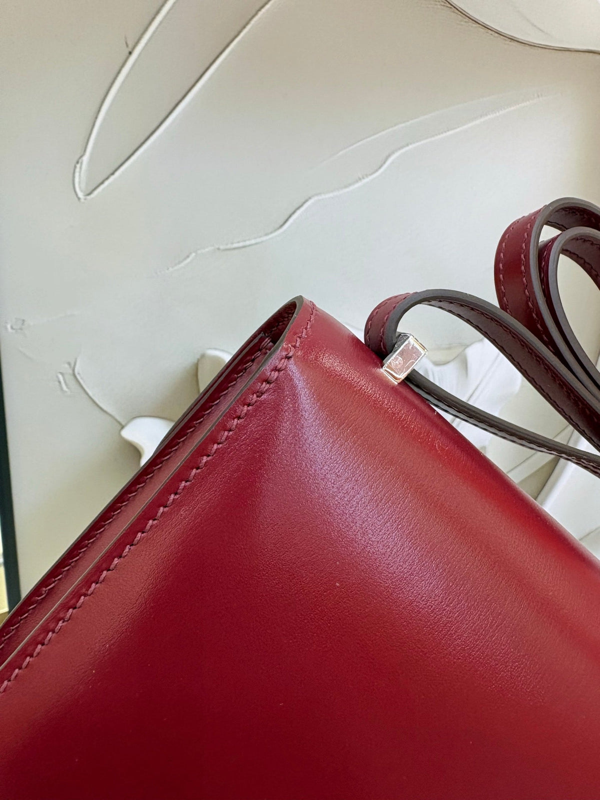 High-end Hermes 2026 Constance Elan 24cm Bag Box Leather