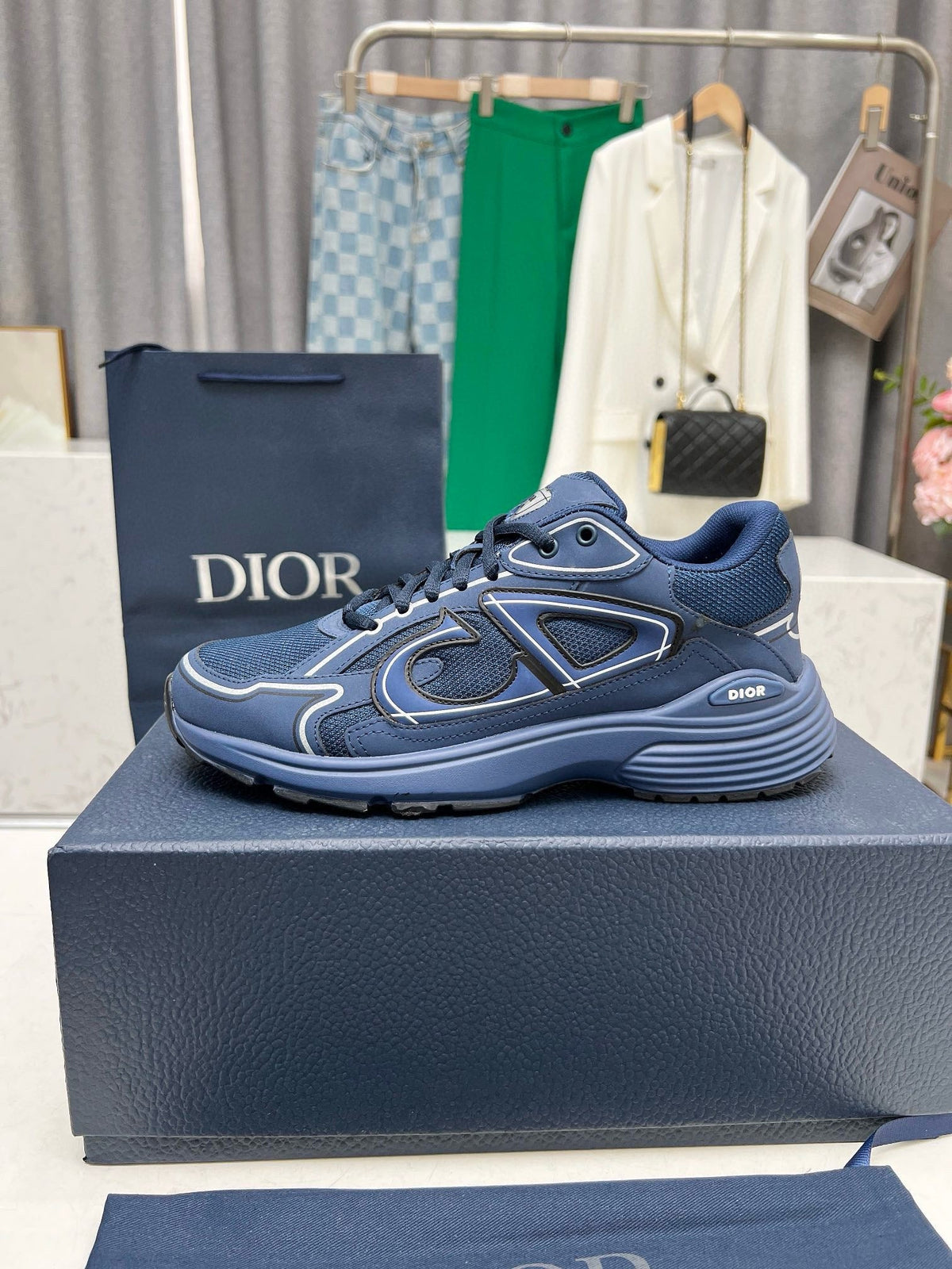 CD B30 SNEAKER AZURE MESH FABRIC