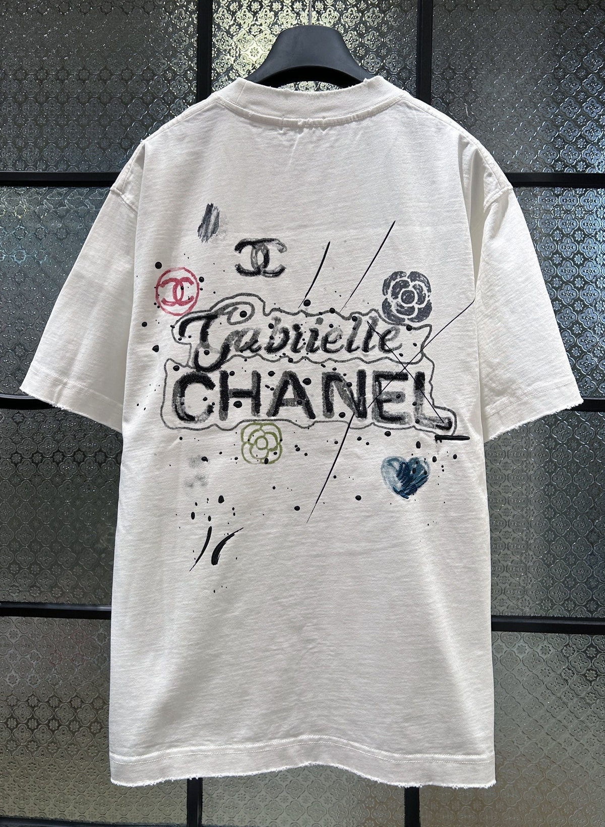 Chanel 2026 T-shirt Black White Green Cotton
