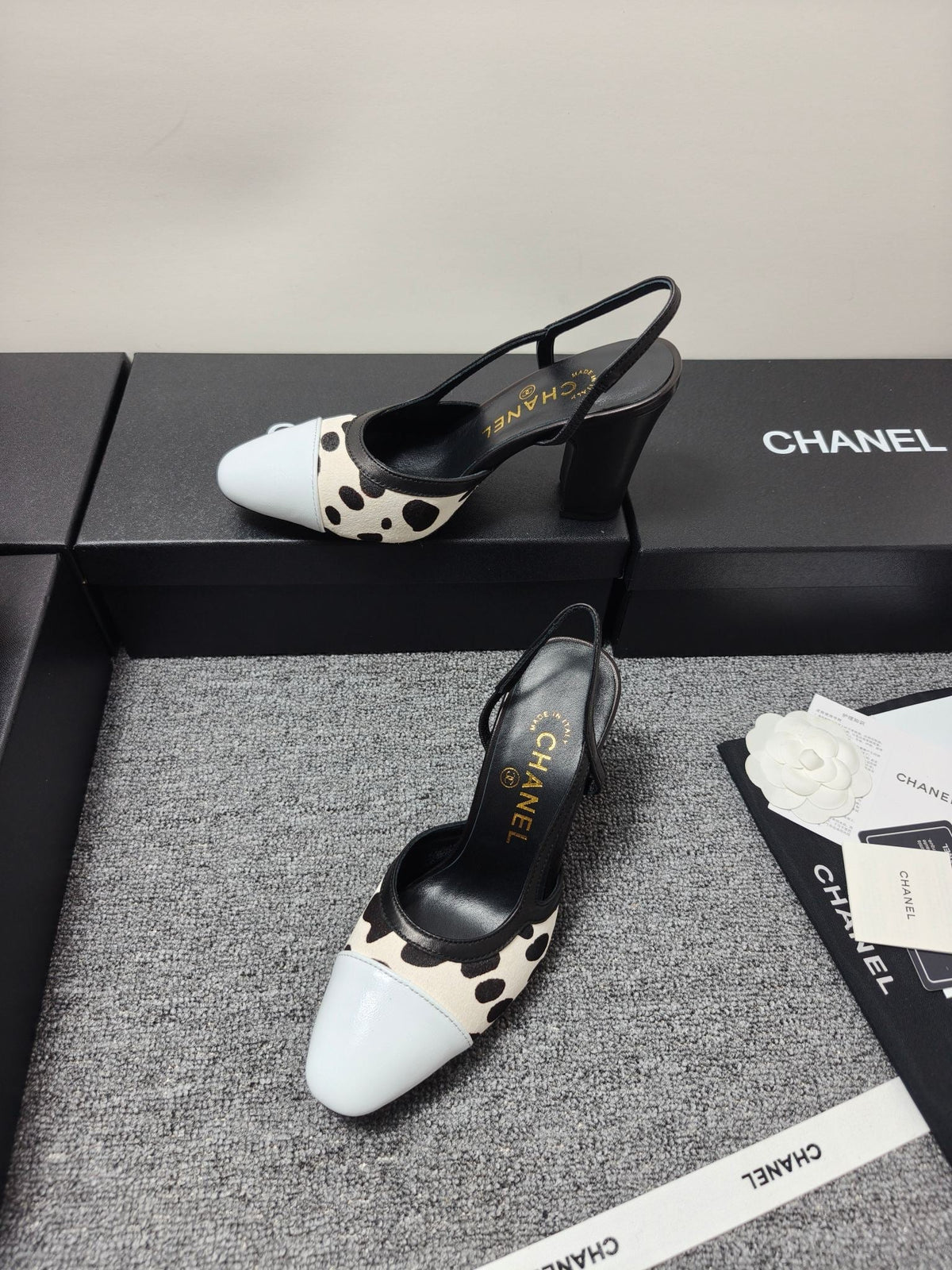 Chanel 2026 Slingback Horsehair Sheepskin 856006