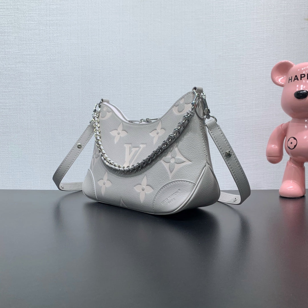 LV Boulogne Brume Gray Monogram Cowhide 205491