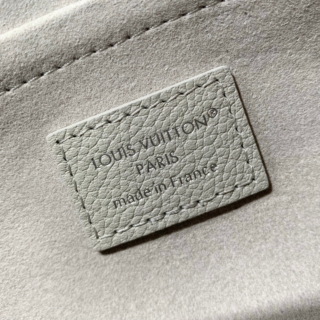 LV Speedy Bandouliere 20 Brume Gray Monogram Empreinte Leather 205495