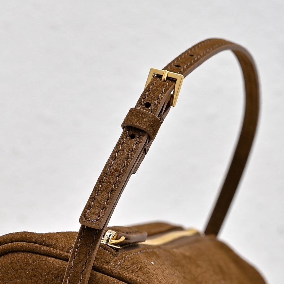 The Row 90's Bag 19cm in Suede