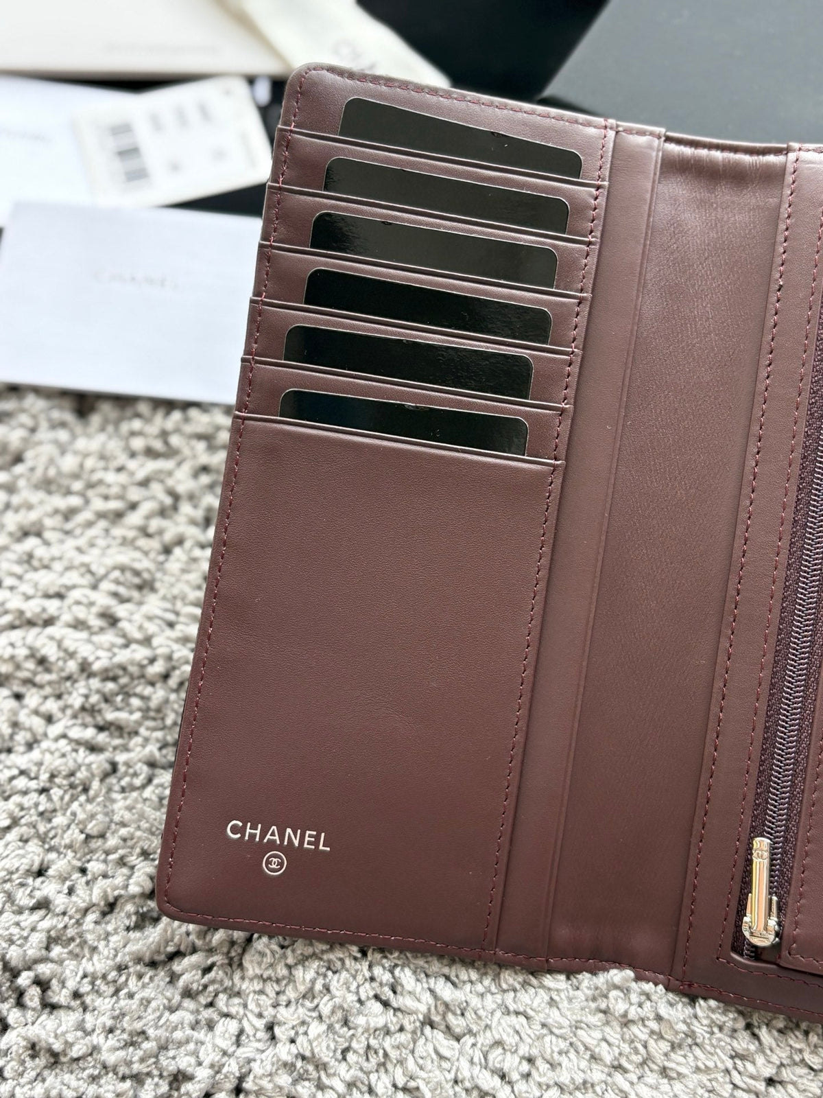 Chanel 2026 Long Wallet 19cm Leather 102500