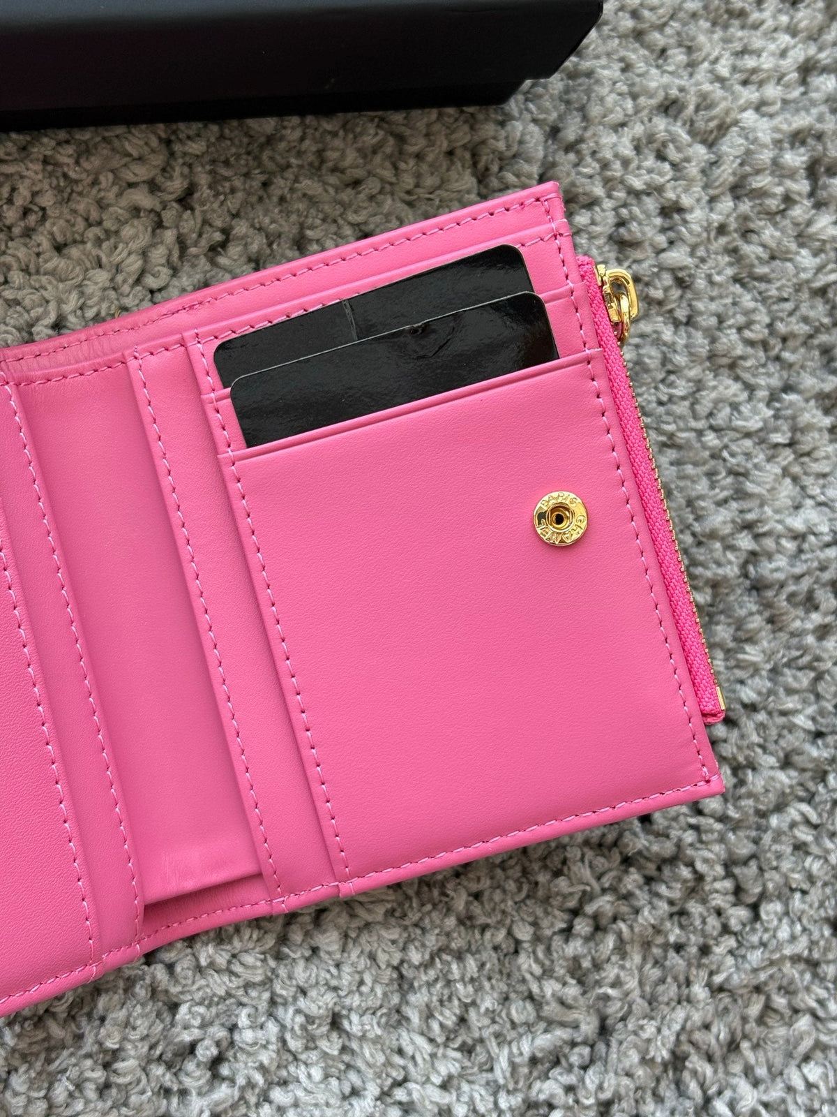 Chanel 2026 Double Zippered Short Wallet 11cm Leather 102531