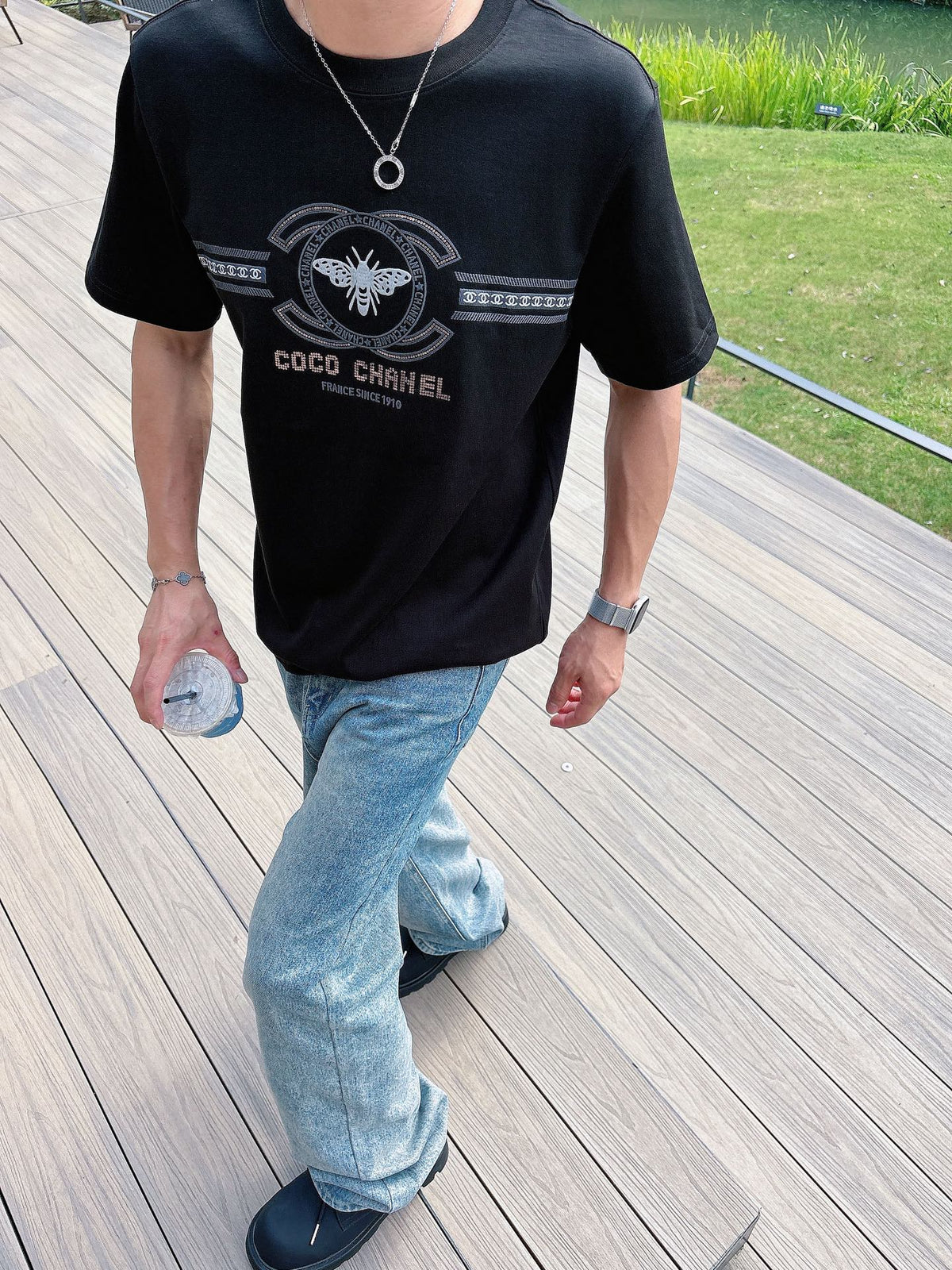 CC 2026 Men's Casual Short-Sleeve T-Shirt Fabric 419230