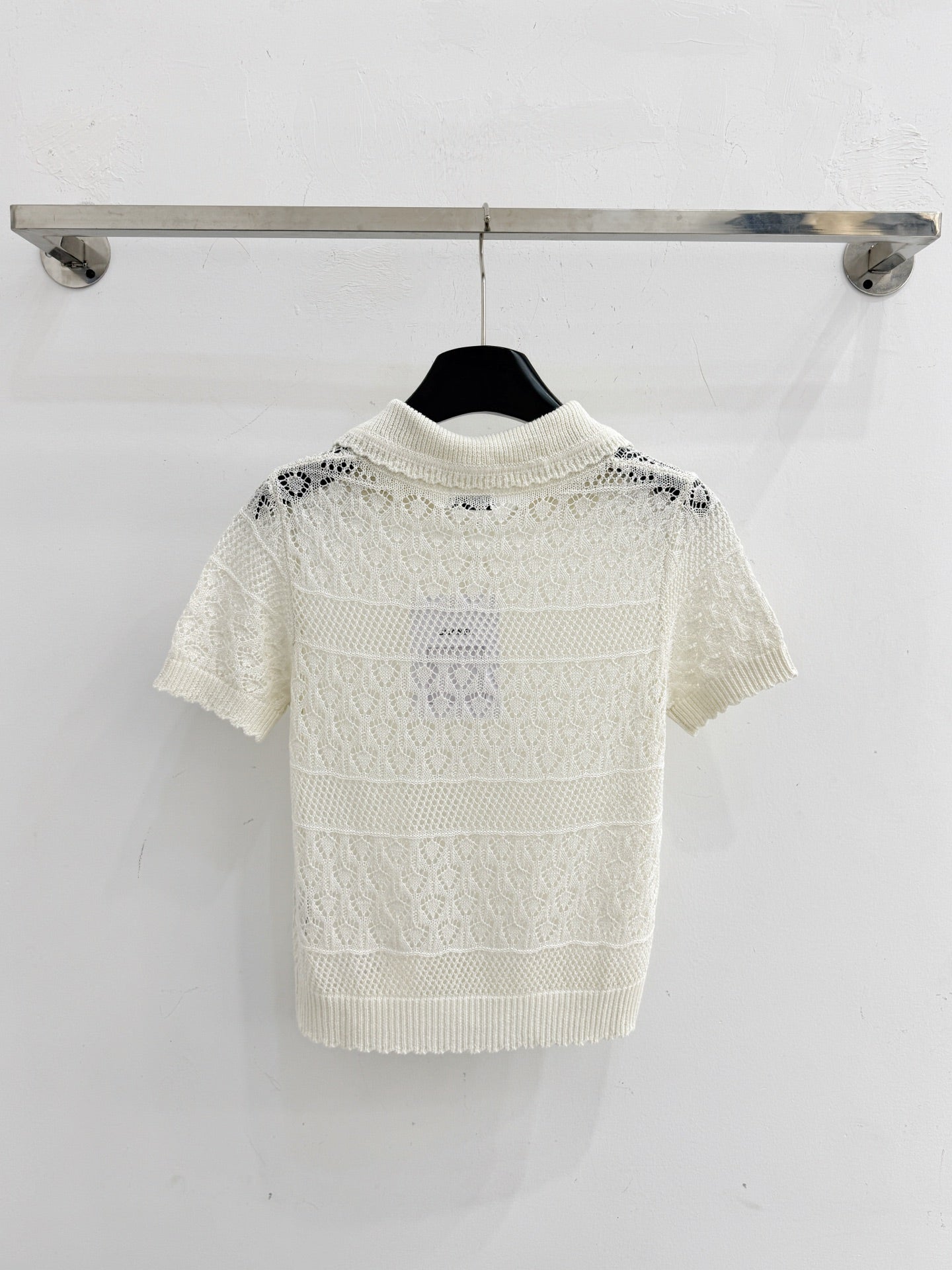 Chanel 2026 Openwork Knit Sweater Cotton 359798