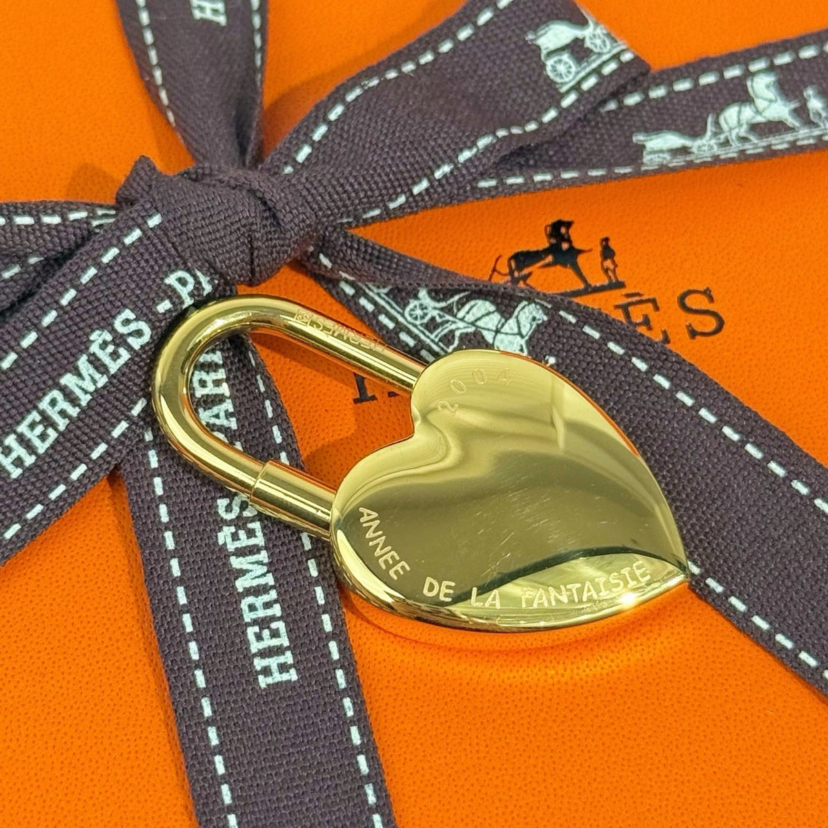HM Heart-shaped Lock Bag Charm