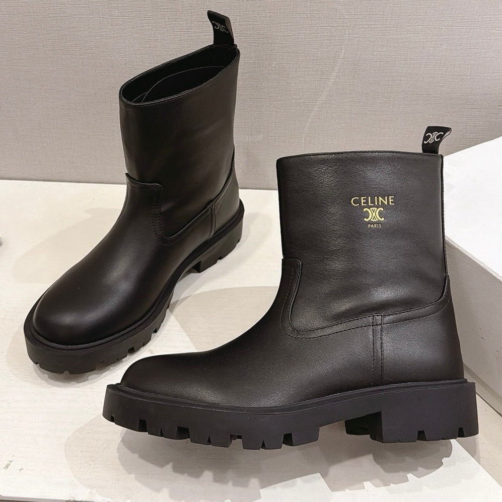 Celine 2026 Margaret Boots Leather 101100