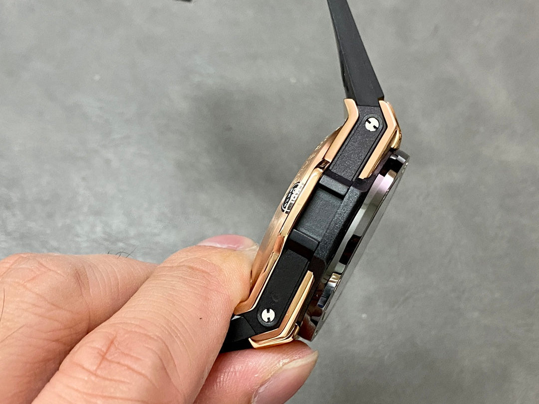 Hublot Big Bang Unico Rose Gold 42mm Watch with Black Ceramic Bezel