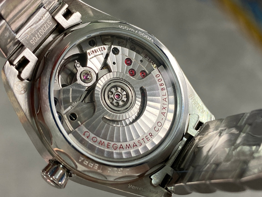 Omega Seamaster 34mm Diamond Mother Of Pearl Dial
