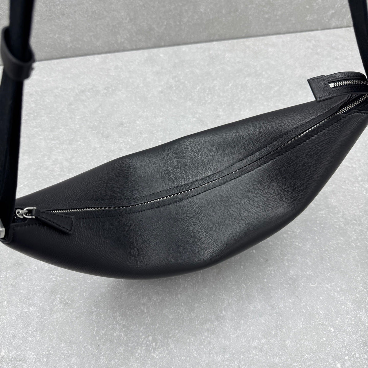The Row 2025 Jouve Bag 46cm Black Calfskin