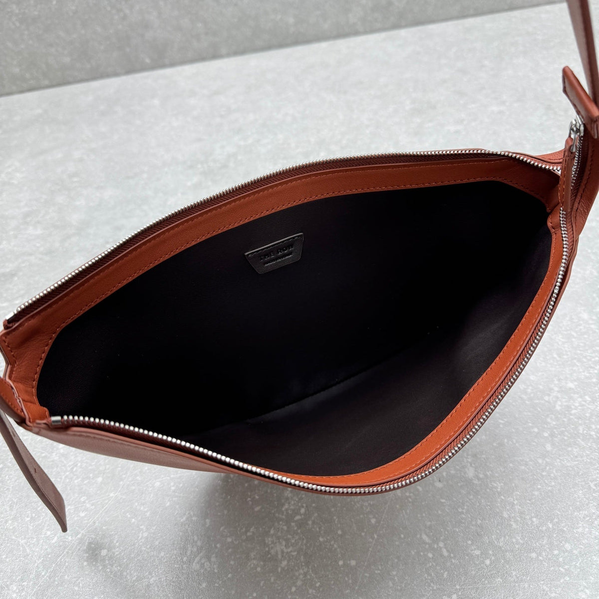 The Row 2025 Jouve Bag 34cm Brownish-red Calfskin
