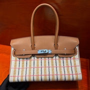 High-end Hermes 2026 Birkin Bag 29cm Gold Swift Leather And Canvas
