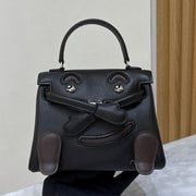 High-end Hermes 2026 Kelly Doll Bag Gulliver Leather