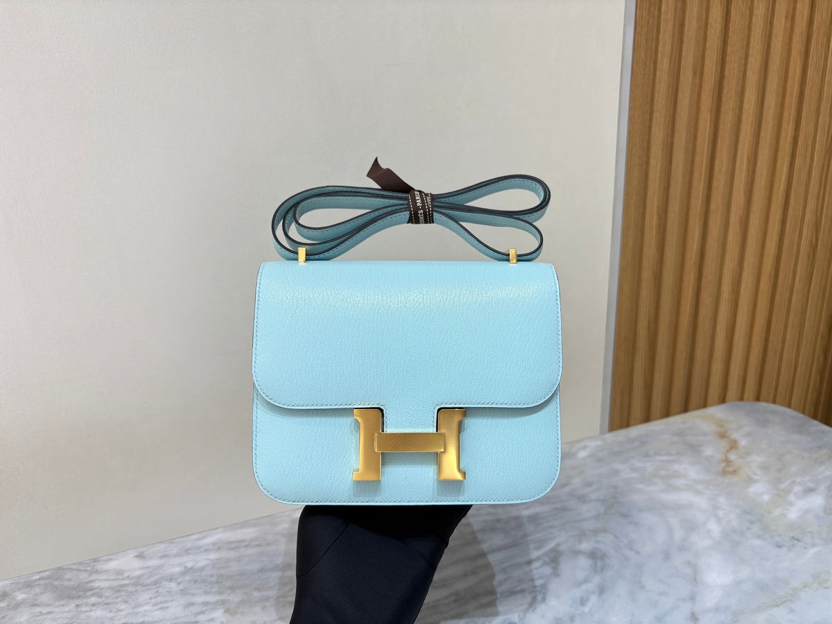 High-end Hermes 2026 Constance Bag 18cm Epsom Leather