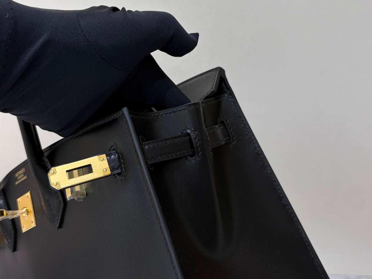High-end Hermes 2026 Birkin 25cm Black Box Calf Leather