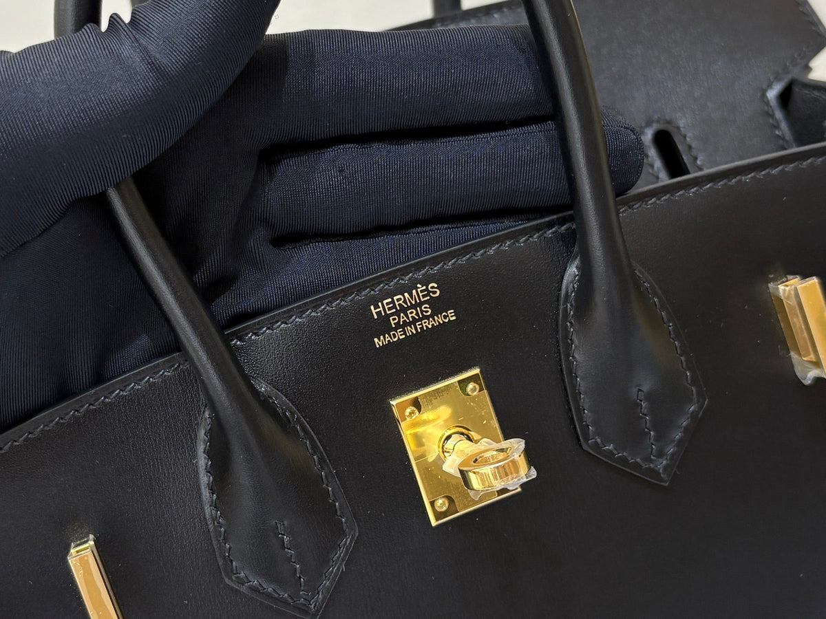 High-end Hermes 2026 Birkin 25cm Black Box Calf Leather
