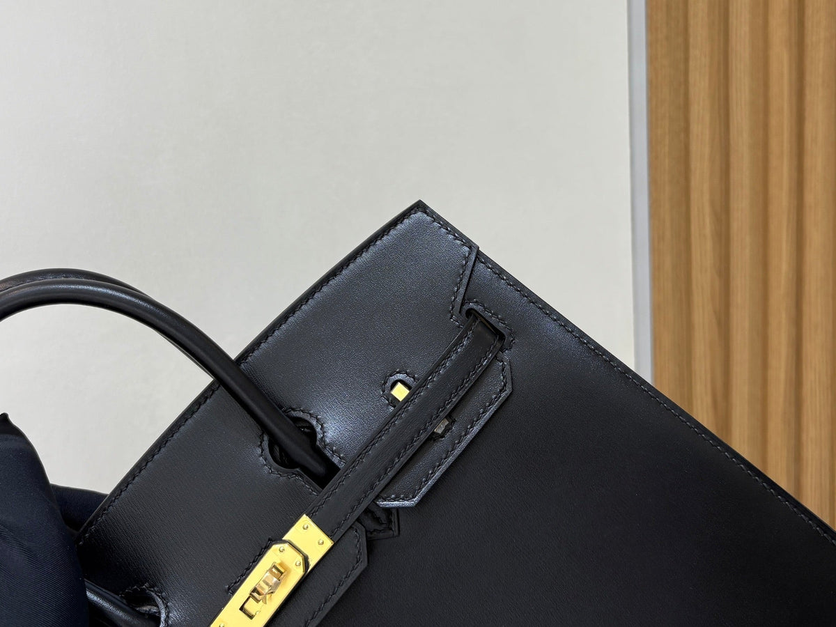 High-end Hermes 2026 Birkin 25cm Black Box Calf Leather