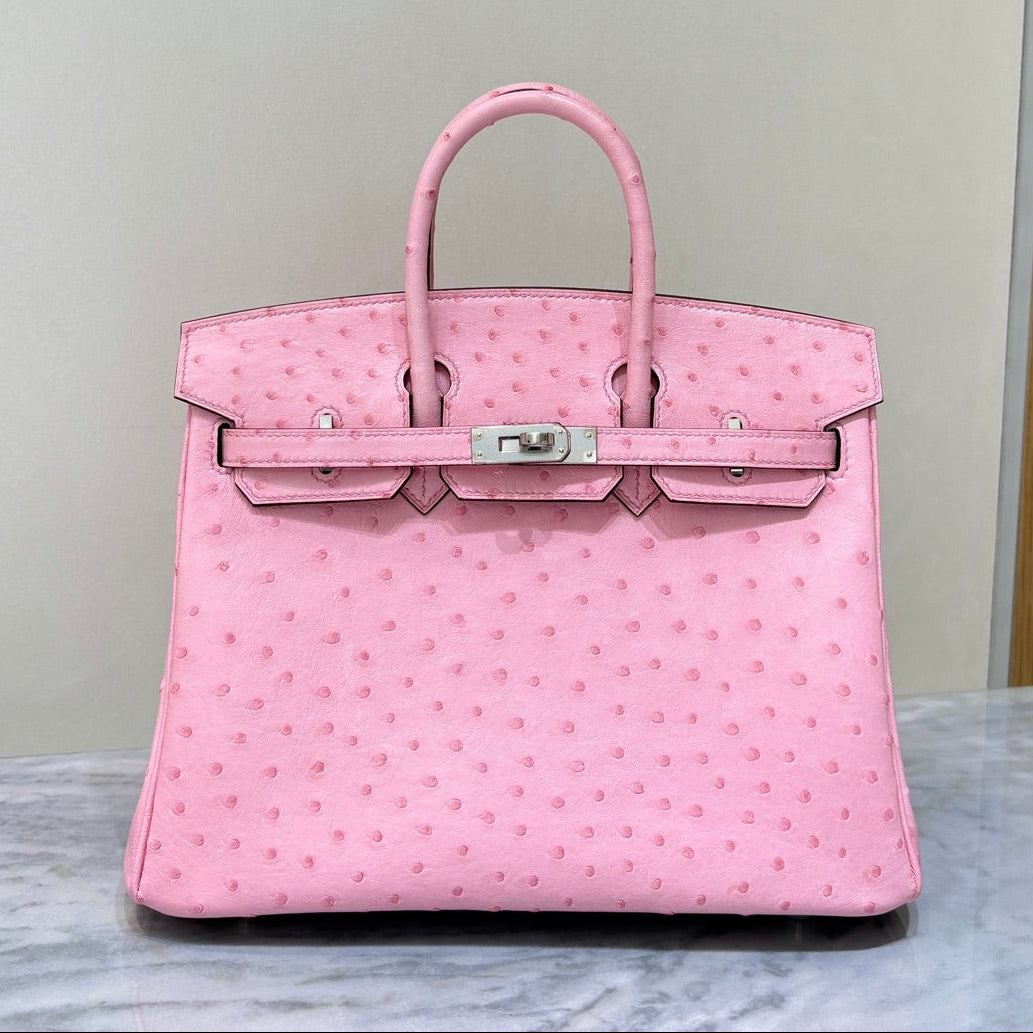High-end Hermes 2026 Birkin 25cm Ostrich Leather
