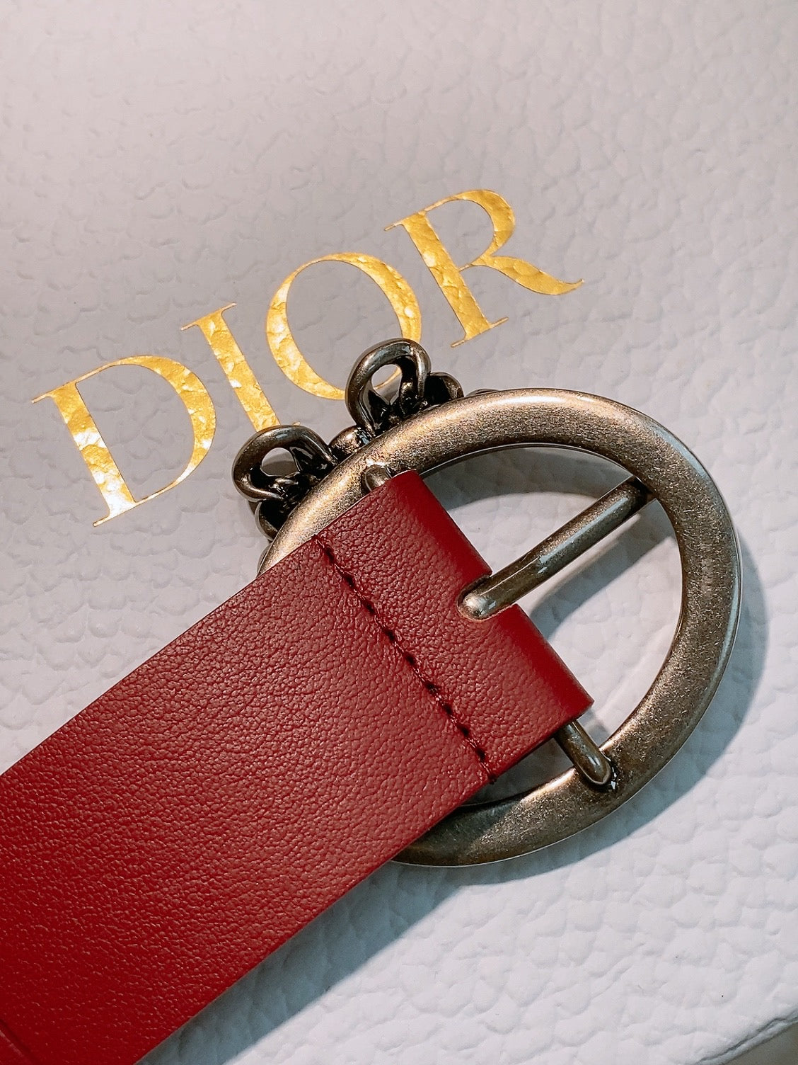 Dior Médaillon Belt 30mm With Bow Calfskin 207707