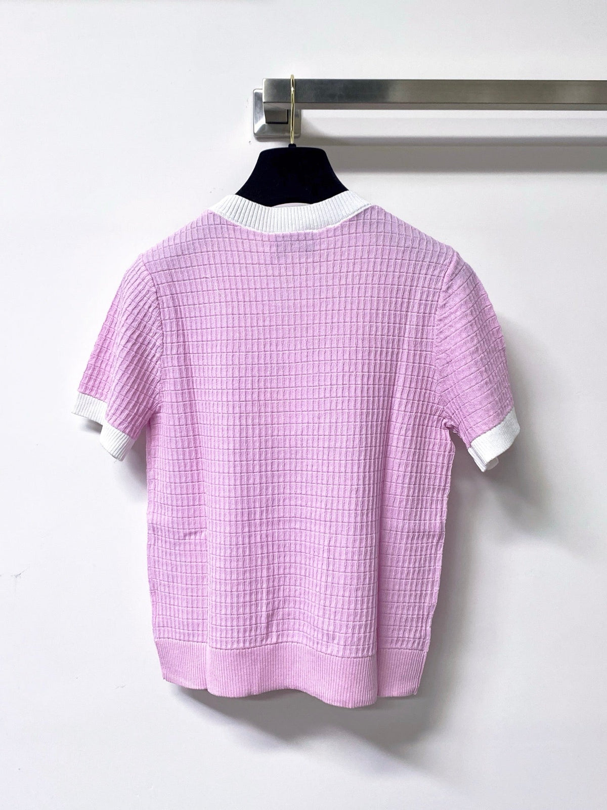 Chanel 2026 Pink Short-Sleeved Shirt Tencel 310322