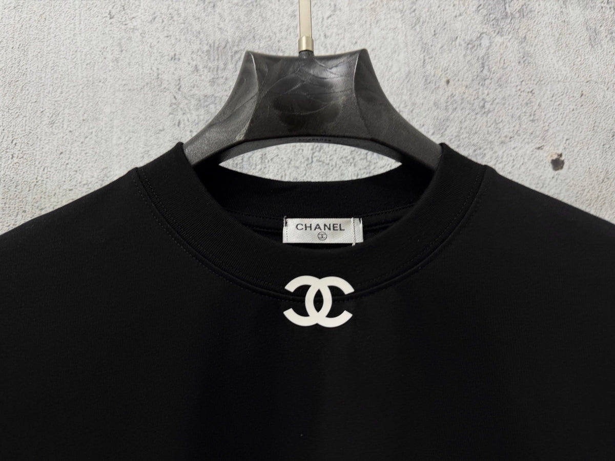 CC 2026  Short-Sleeve T-Shirt Black Pure Cotton 573879