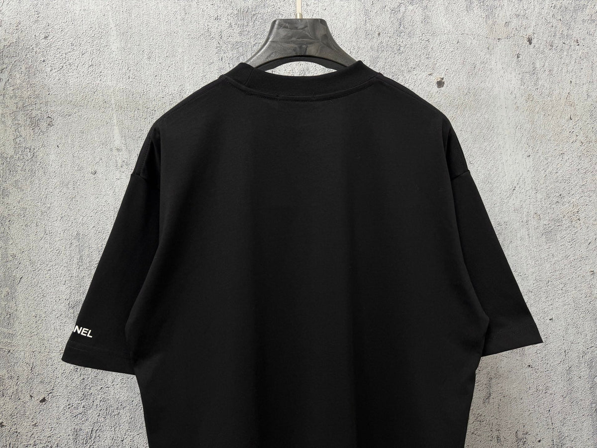CC 2026  Short-Sleeve T-Shirt Black Pure Cotton 573879