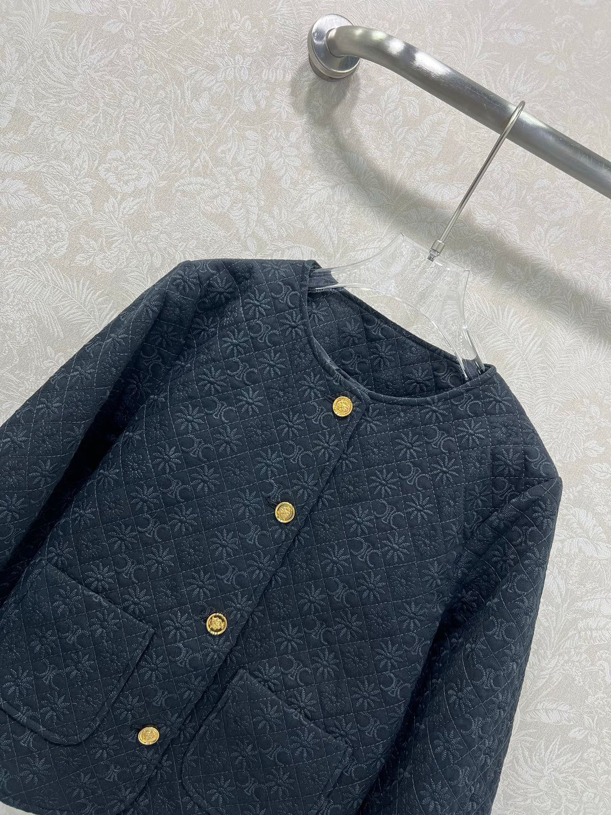 Celine 25 Jacquard Cotton Twill Jacket 292272