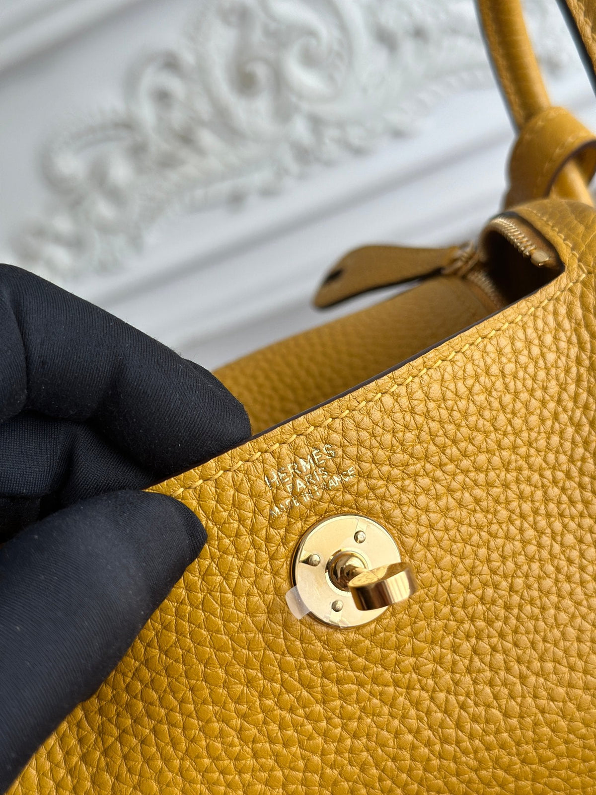 High-end Hermes 2026 Lindy Bag 19cm Togo Leather 4