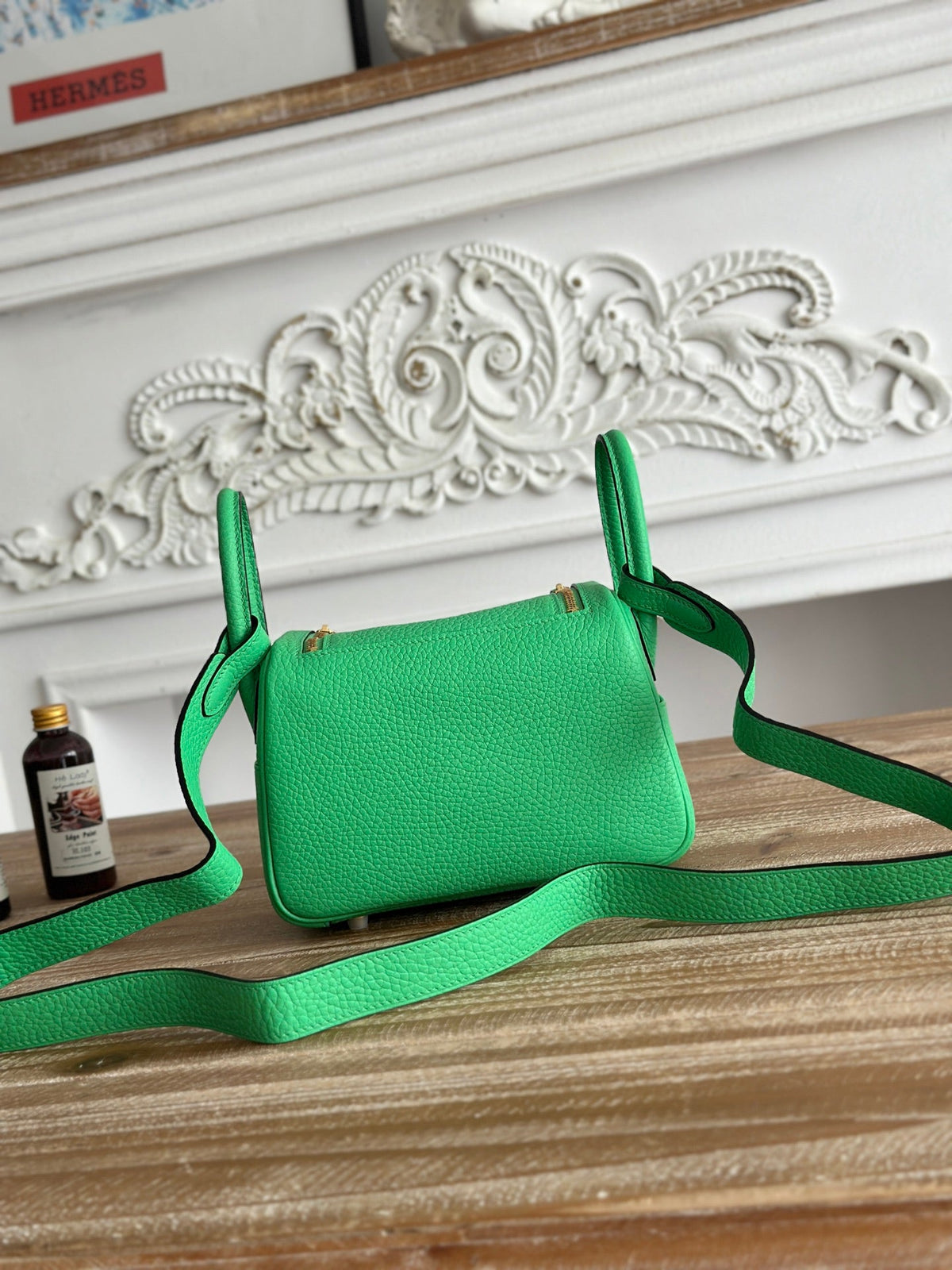 High-end Hermes 2026 Lindy Bag 19cm Togo Leather 1