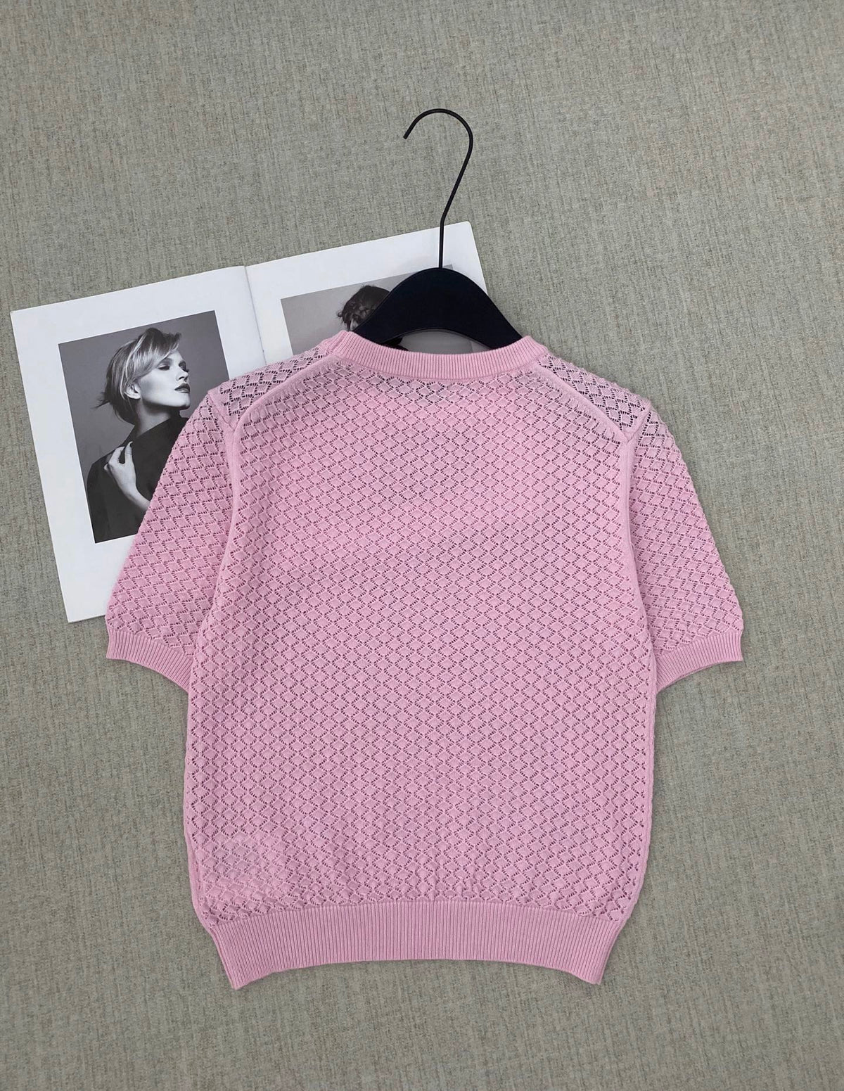 Miumiu 2026 Short Sleeve Sweater Cashmere 433375