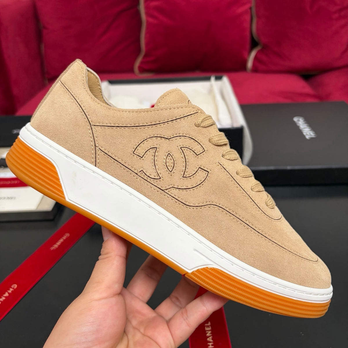 Chanel 2026 Sneaker Suede Rubber 129511