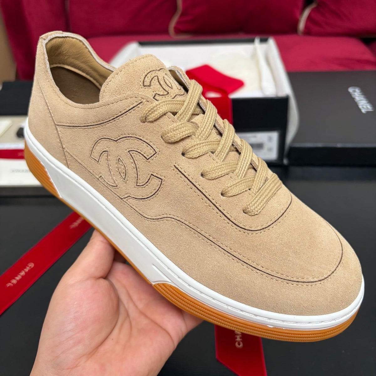 Chanel 2026 Sneaker Suede Rubber 129511