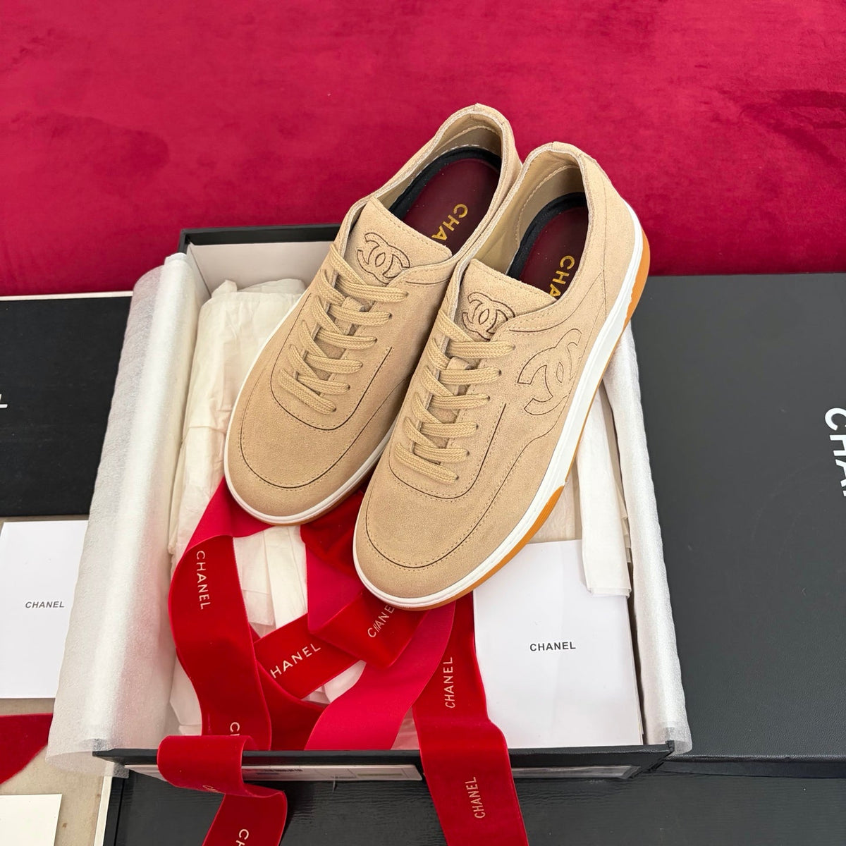 Chanel 2026 Sneaker Suede Rubber 129511