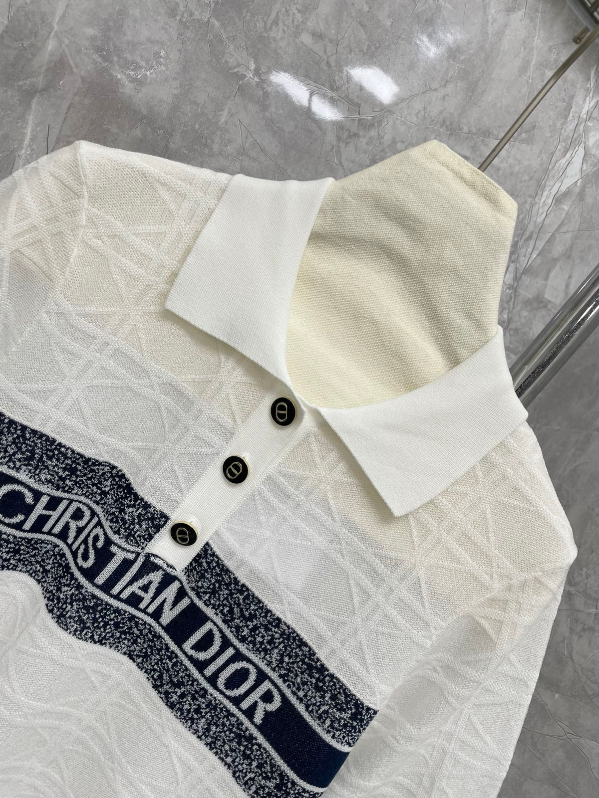 Dior 25 Polo Shirt Tencel with Wool 232755