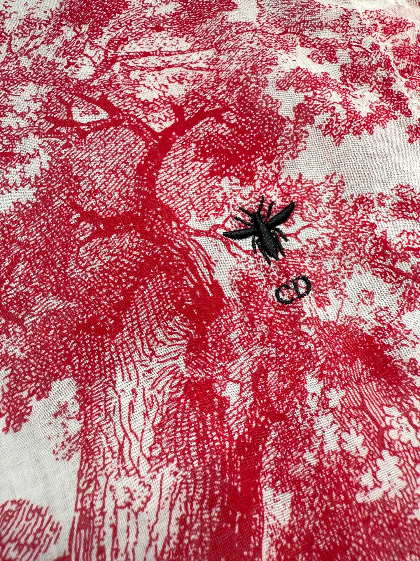 CD Shirt Red Cotton