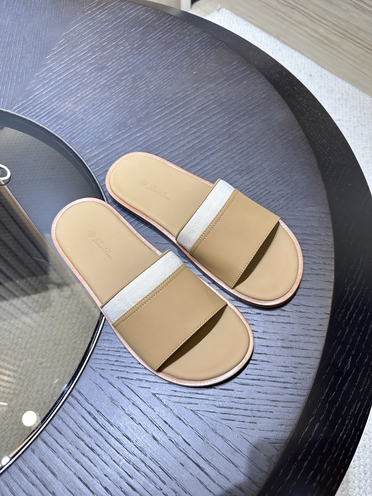 LP SLIPPER PATHON TORTILLA CALFSKIN