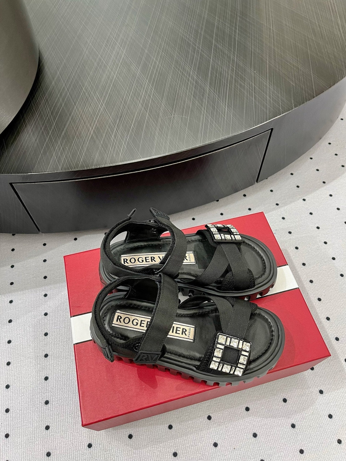 Viv Comfort Sandals Black Sheepskin 295954