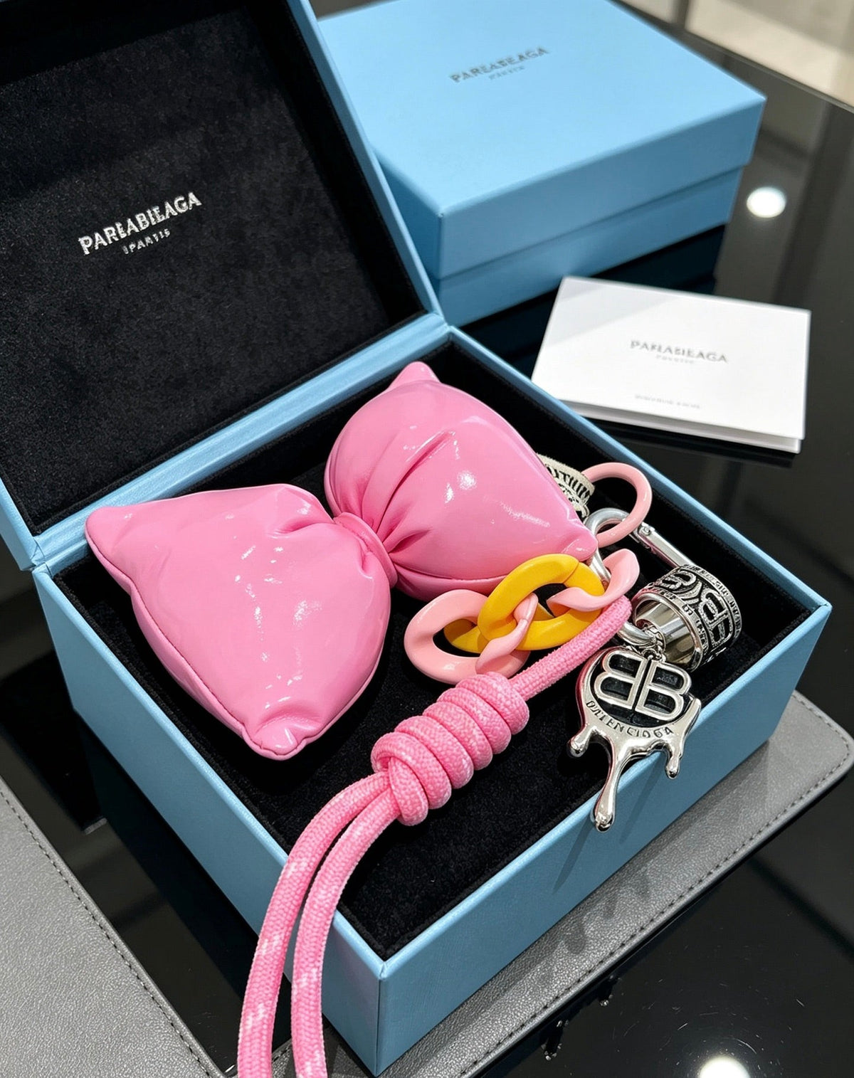 Balenciaga Pink Bow Charm