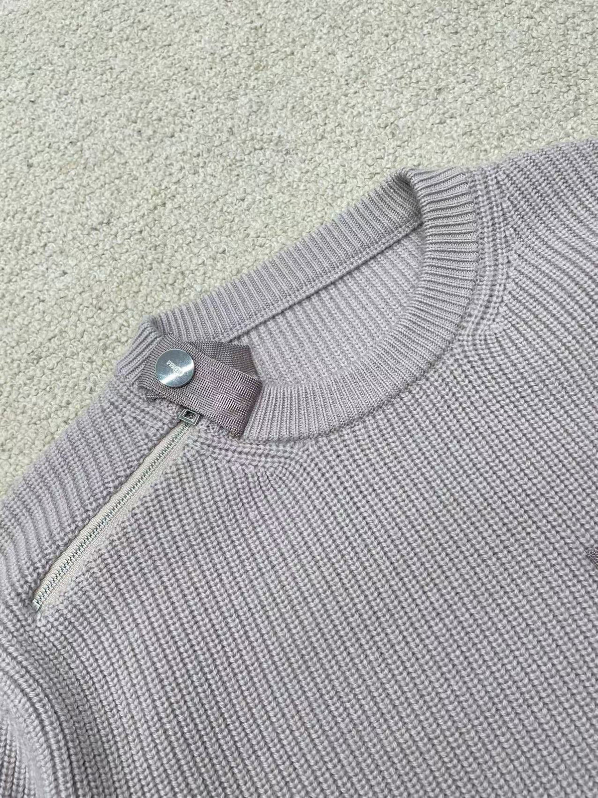 Fendi 25 Sweater Light Purple Wool 0026