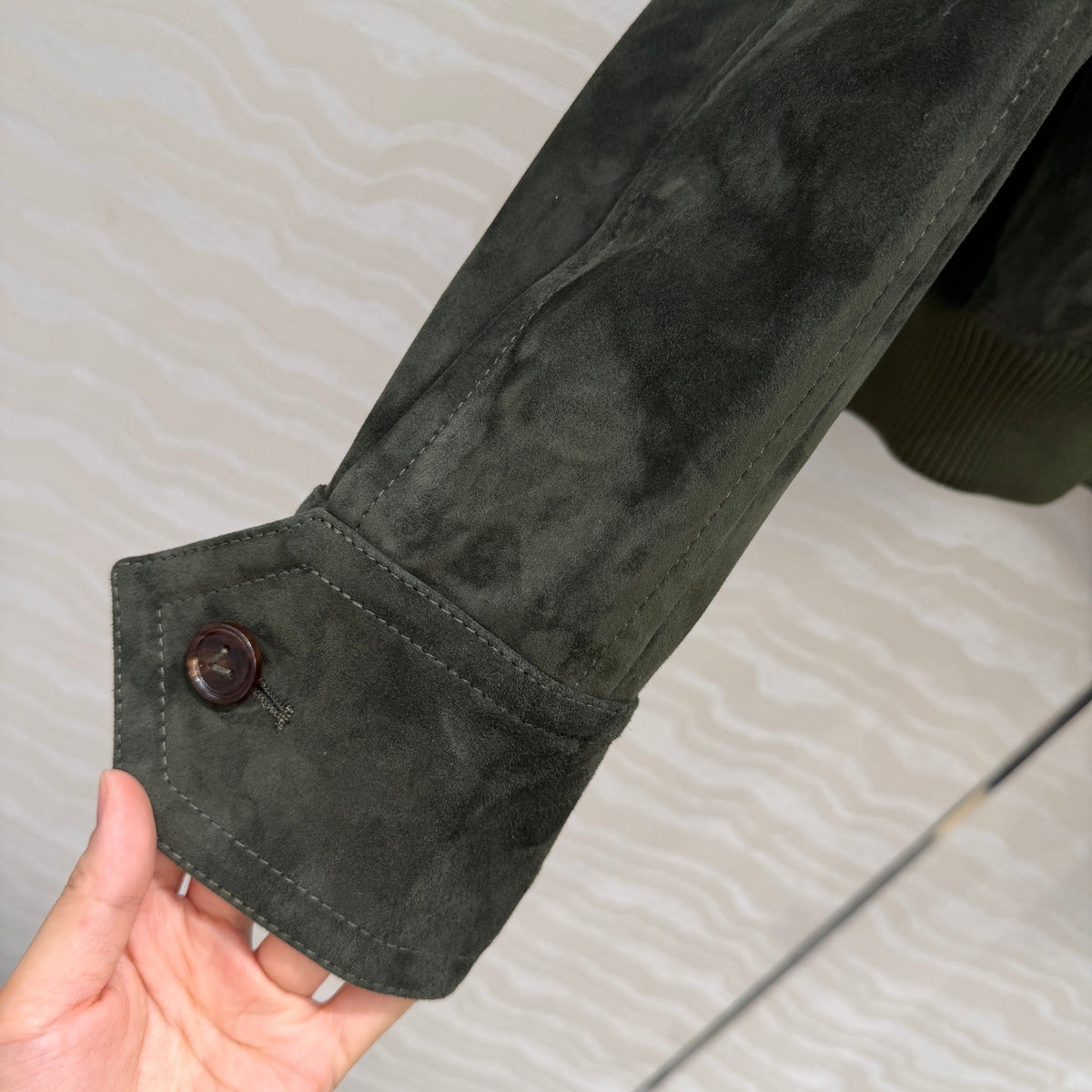 Bottega Veneta 2026 Intrecciato Jacket Suede 370783