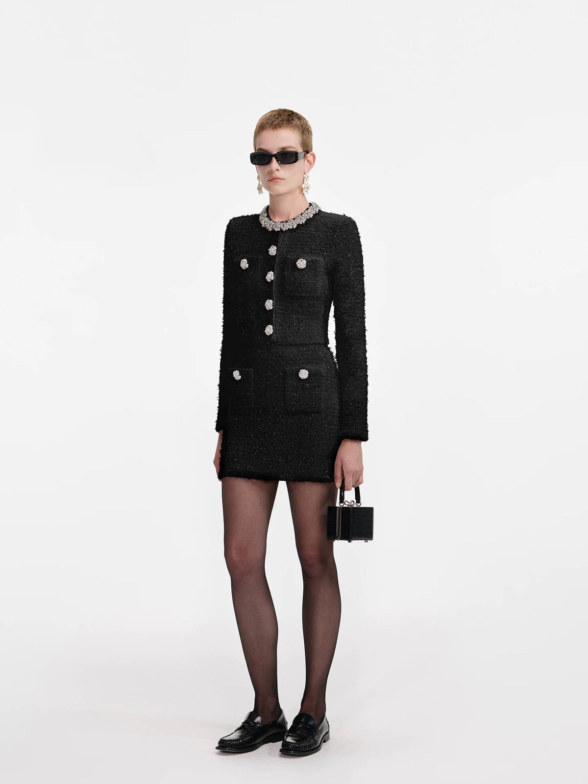 CC 25 knitted Cardigan Black Tweed 59490520