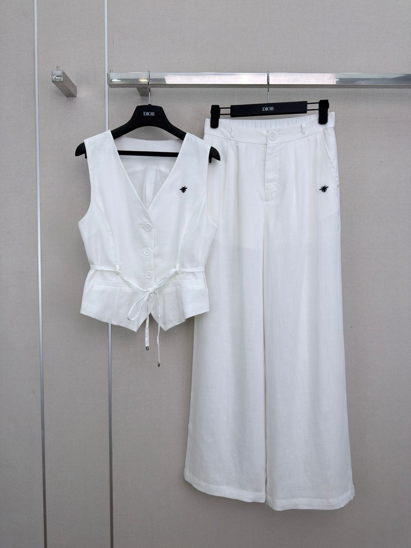 Dior 2026 Vest Shirt Trousers Set Cotton 626956