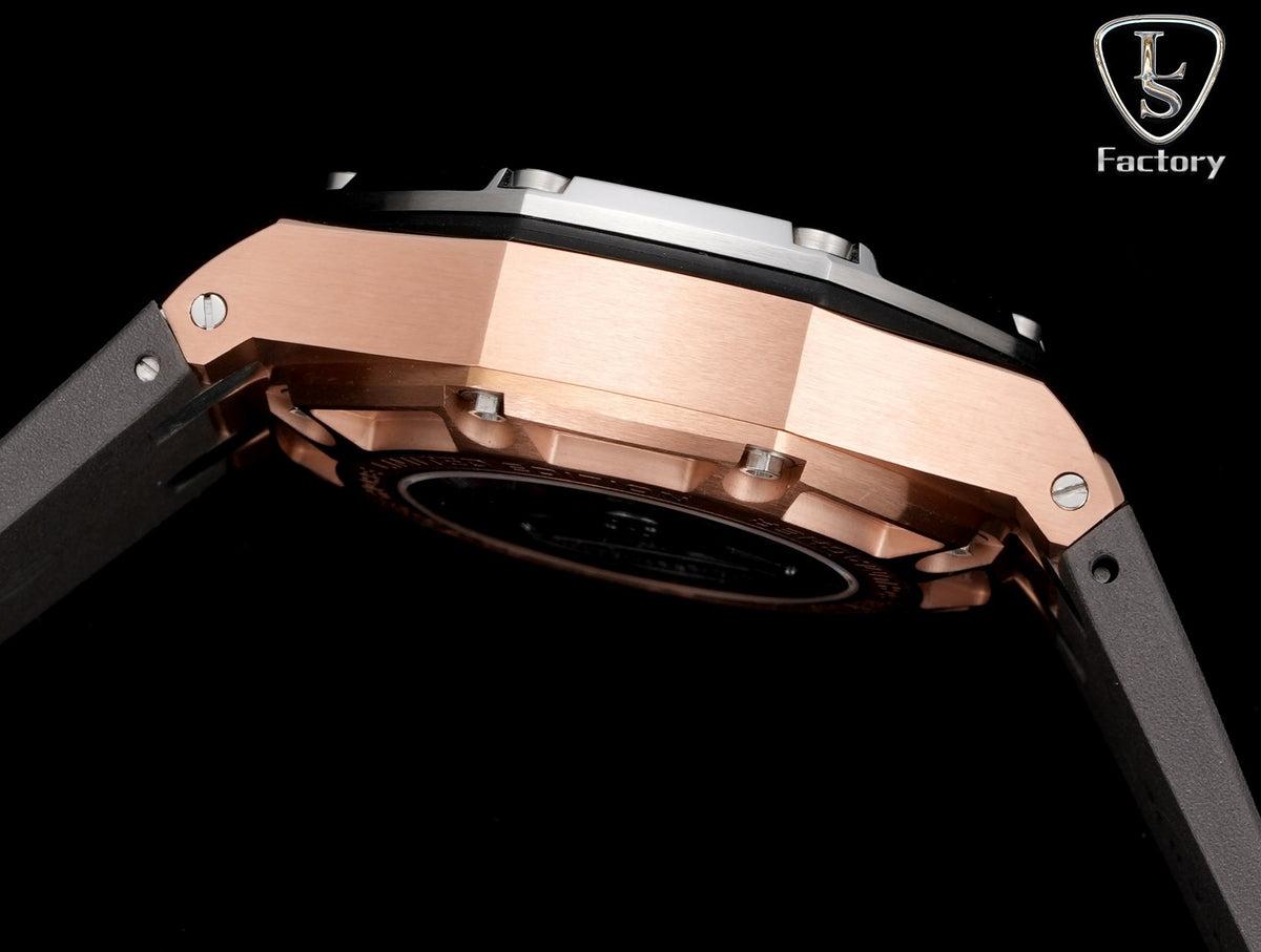 Audemars Piguet Royal Offshore Chronograph 44mm Rose Gold Case Brown Grey Dial