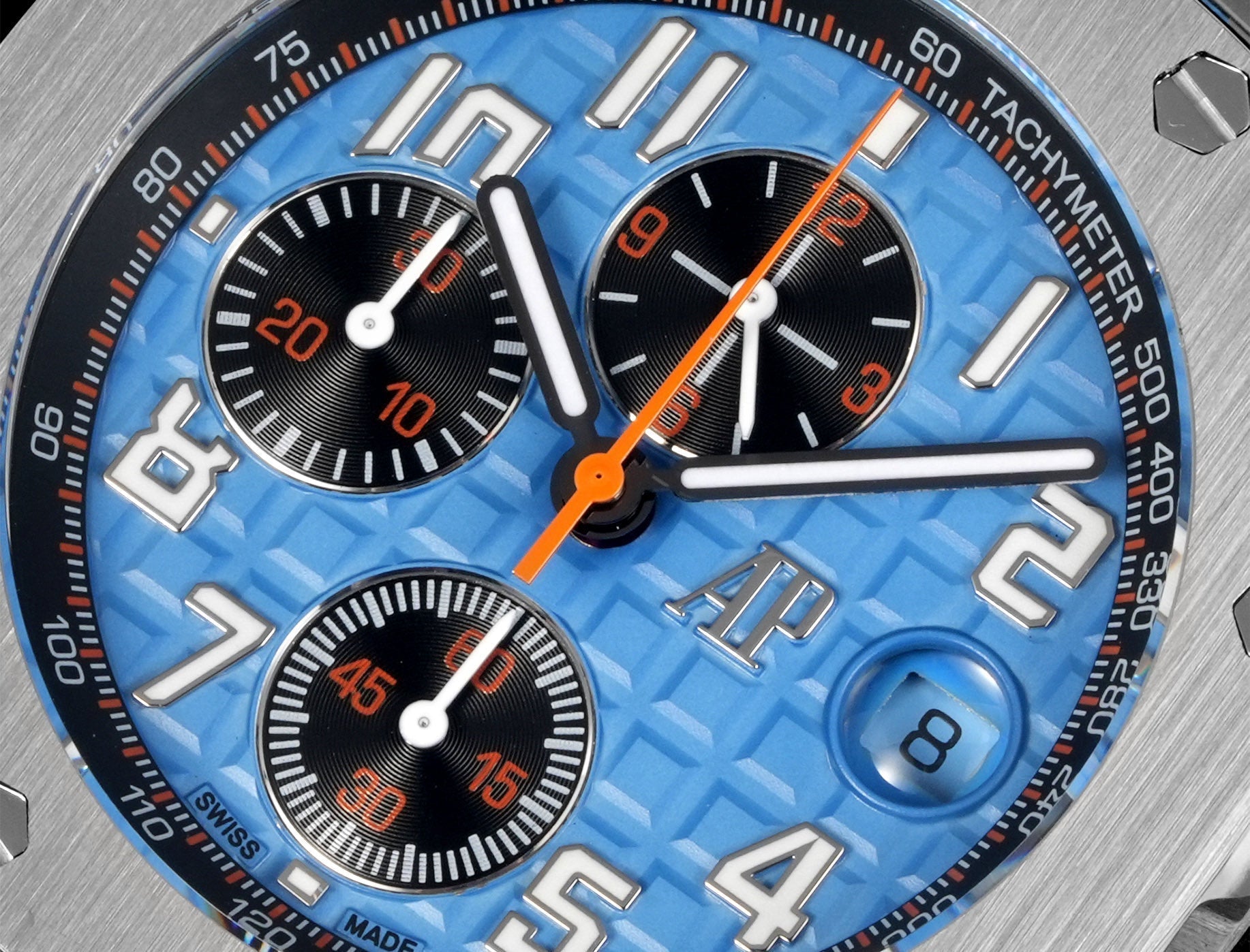 Audemars Piguet Royal Oak Offshore Chronograph 42mm Stainless Steel Cloud Blue Dial