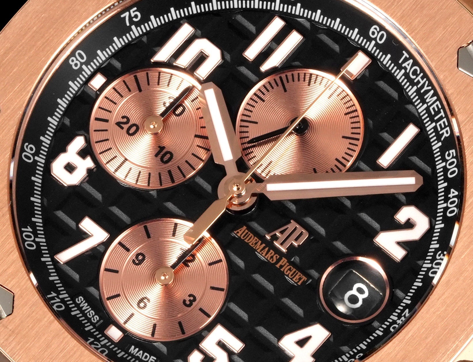 Audemars Piguet Royal Oak Offshore Chronograph 42mm Rose Gold Black Dial