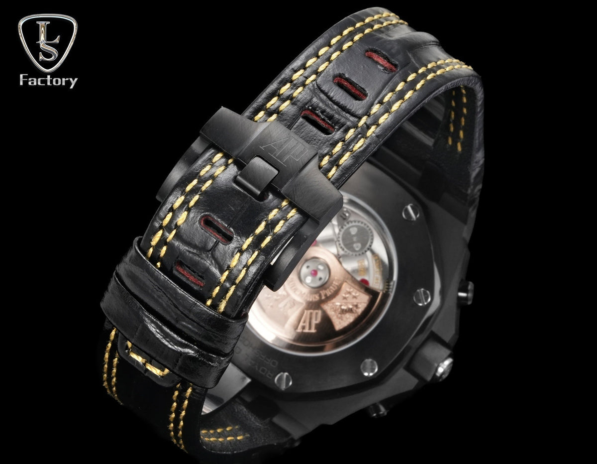 Audemars Piguet Royal Oak Offshore Chronograph 42mm Stainless Steel Black Yellow